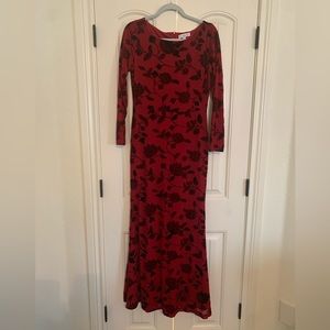 Perfect for the Holidays!  Maxi Red Dress